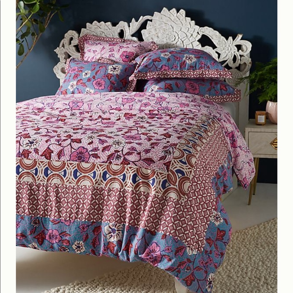 Anthropologie Zola King Duvet Cover
